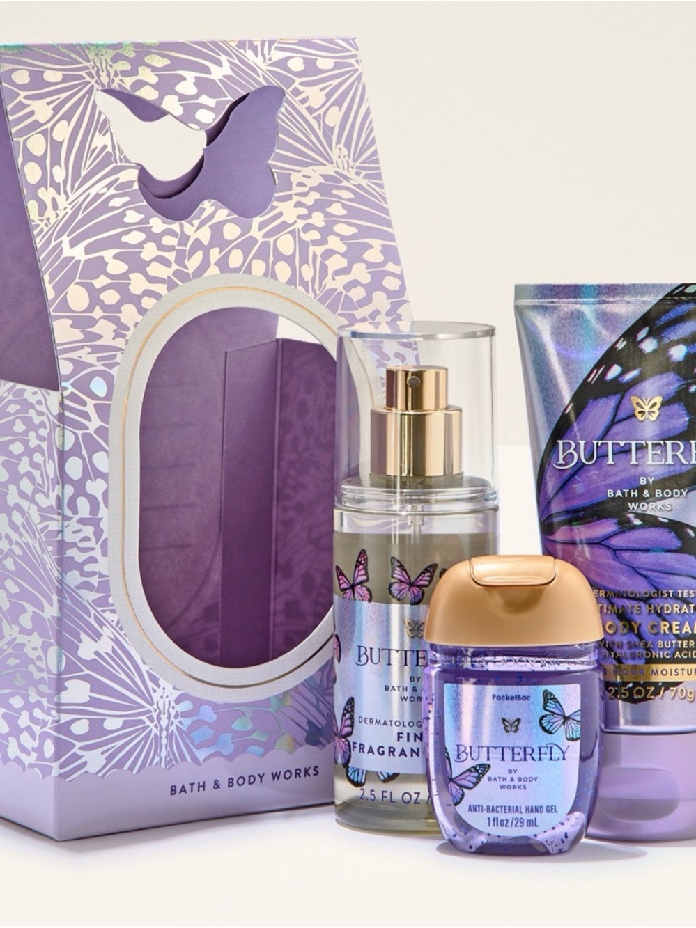 Bath & Body Works Butterfly Gift Set